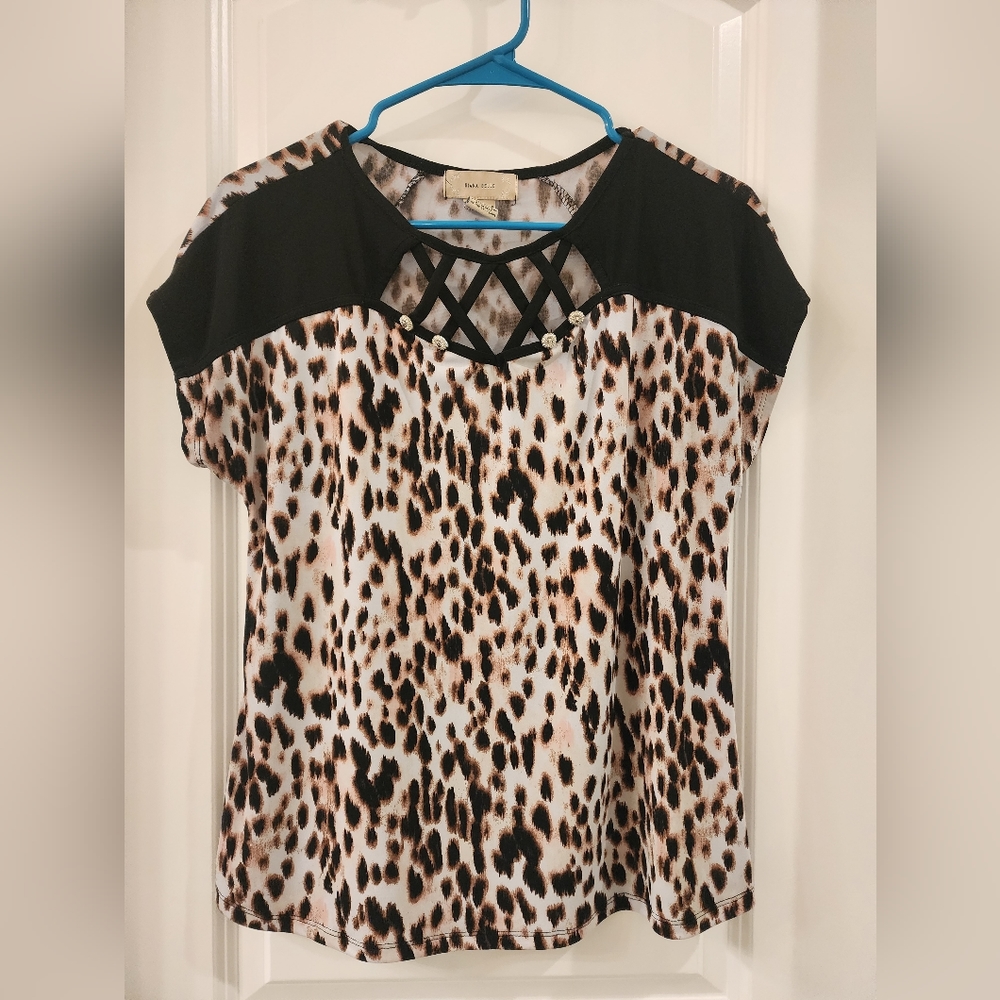Diana Belle Leopord Print Top